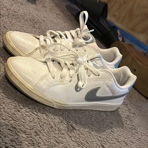 Nike White and Gray Sneakers